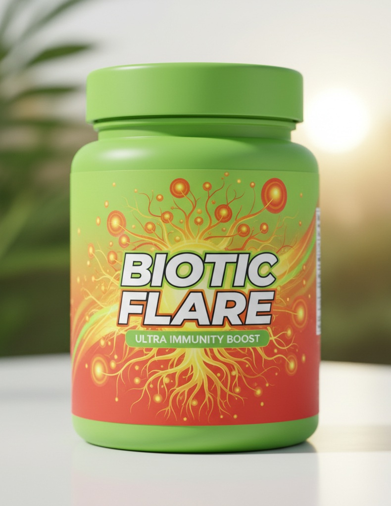 BIOTIC FLARE nutritional complex bottle